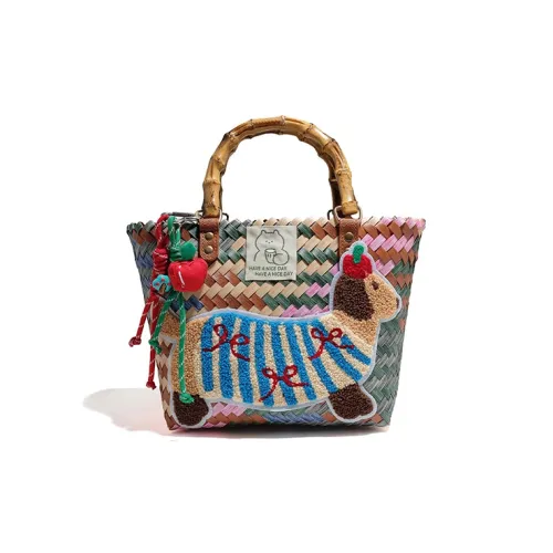 Land Gulls Woven Handbag Regular Unisex Multicolor