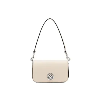 MARC JACOBS Split Cow Leather, Cow Leather Shoulder Bag Small Size Women's White