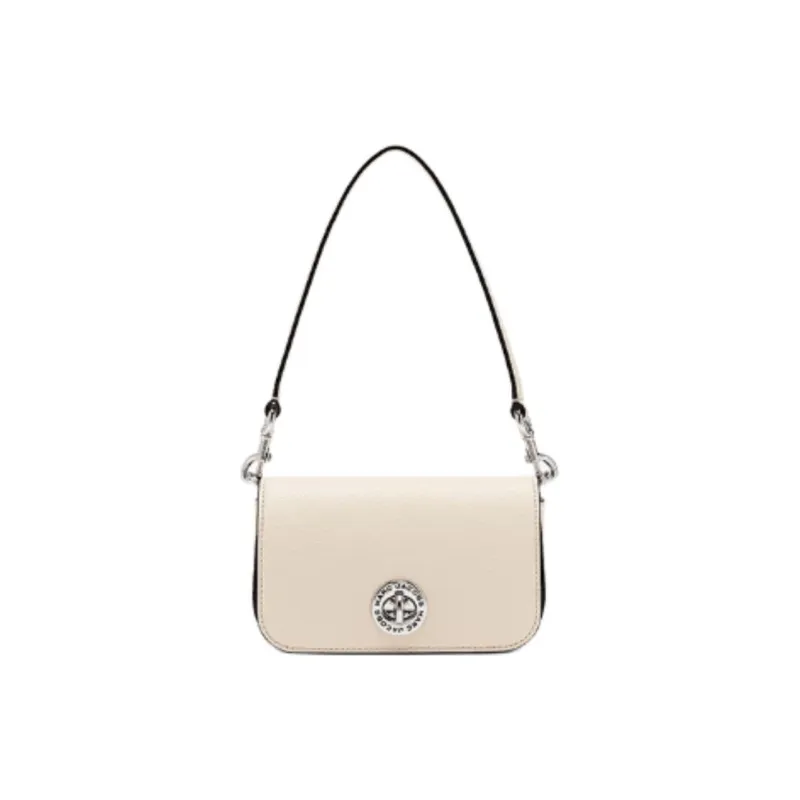 MARC JACOBS Split Cow Leather, Cow Leather Shoulder Bag Small Size Women's White-0