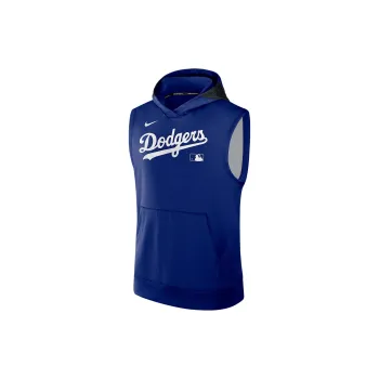 Nike Los Angeles Dodgers Authentic Collection Men's Nike Dri FIT Mlb Sleeveless Pullover Hoodie