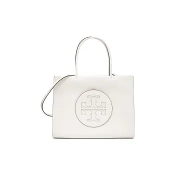 TORY BURCH Ella Bio Small Tote Warm White