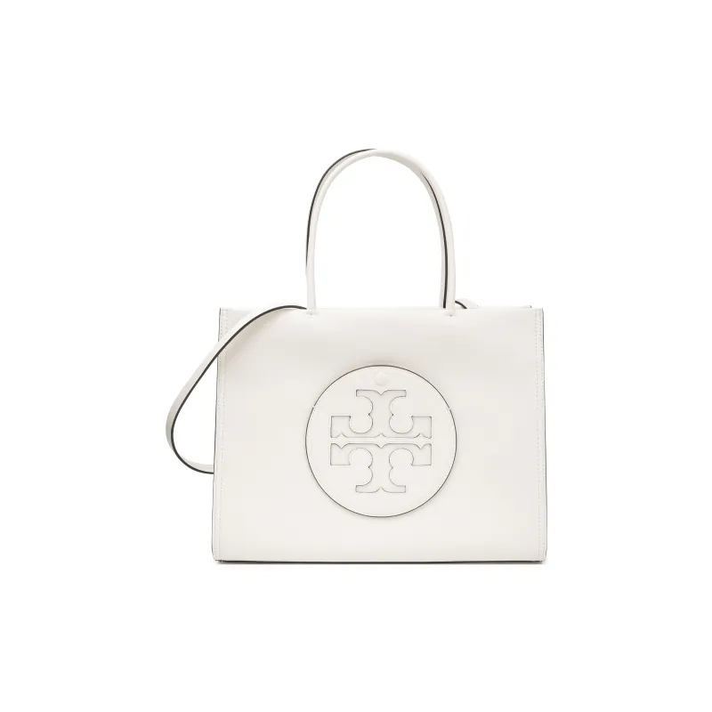 TORY BURCH Ella Bio Small Tote Warm White-0