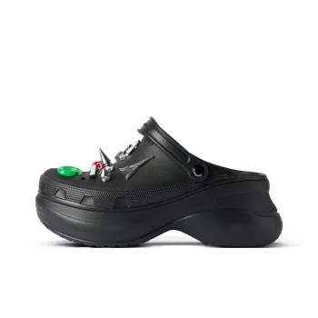 Crocs x Balenciaga Closed Toe Slippers 5cm Men's Black