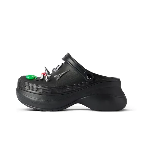 Crocs x Balenciaga Closed Toe Slippers 5cm Men's Black