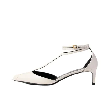 KHAITE Mia Slim Heel High Heels 4.5cm Women's White