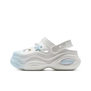XTEP Succulent Collection Clogs Women's White Blue