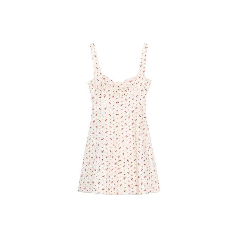 ZARA Trf Slip Dresses Women's Brown-1