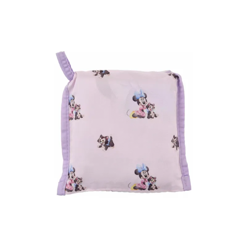 Disney Minnie Series Polyester Tote Bag Shopping Bag Handbag Women's Purple-4