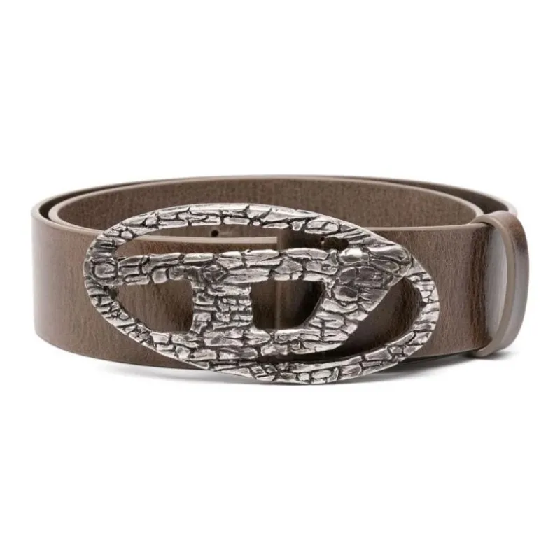DIESEL B-1Dr Logo Buckle Belt-1