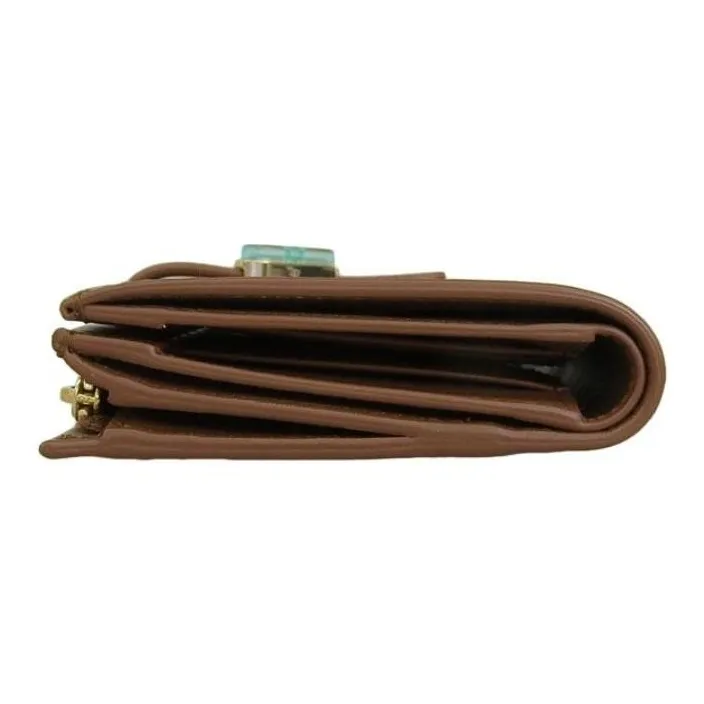 Furla Leather Wallet Women's Brown-3