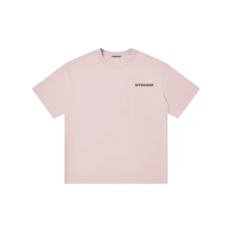 Vitocano Drop Shoulder Sleeve T-Shirt Unisex White-17