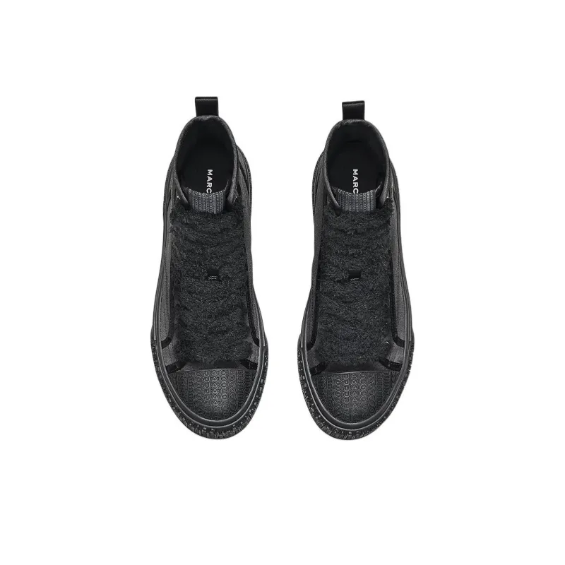 MARC JACOBS High Top Skateboard Shoes Women's Black-4