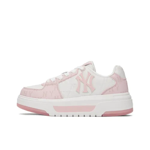 MLB Wear resistant And Lightweight Low Top Skateboard Shoes Unisex Pink