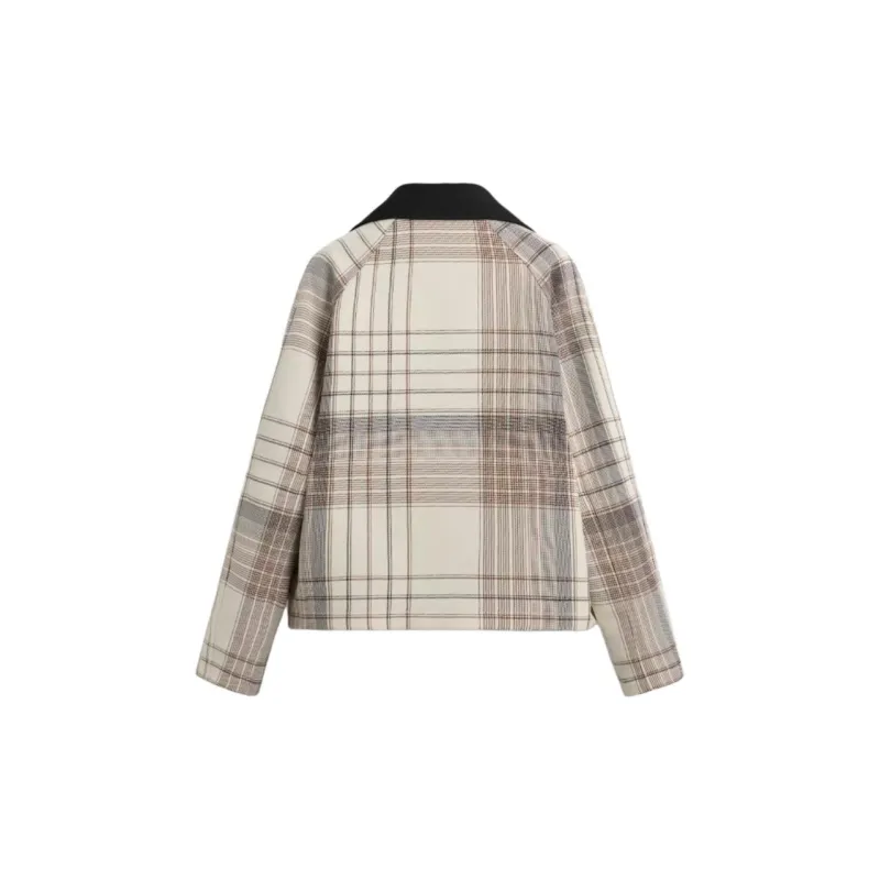 ZARA Trench Coats Men Beige-1