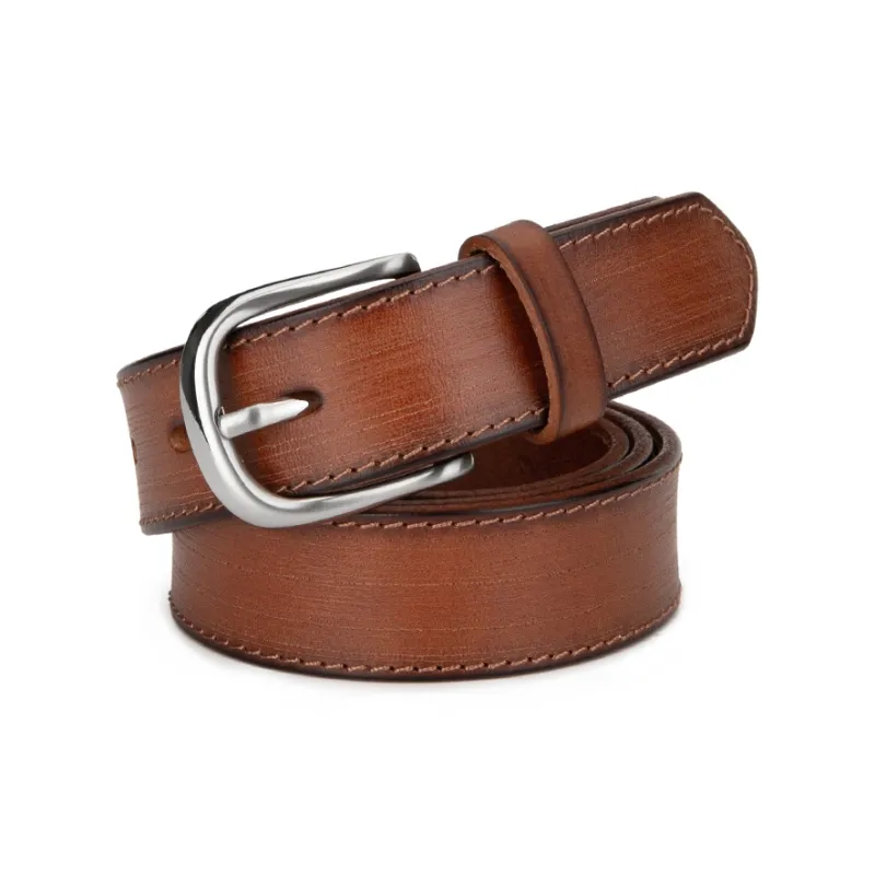 Cows Reign Cow Leather Leather Belts Unisex 2.8CM-4