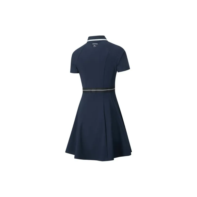 RAPIDO Short Sleeved Dresses Women's Navy Blue-1