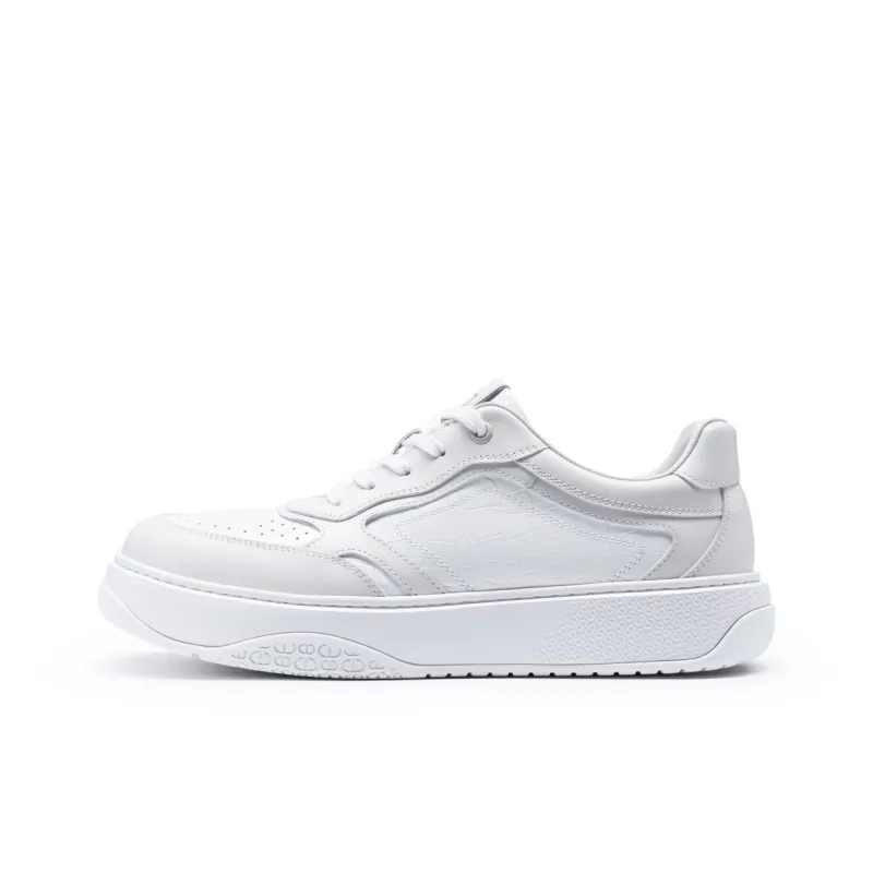 Chrisdien Deny Wear-Resistant Height Increasing Low-Top Skateboard Shoes Men's-0
