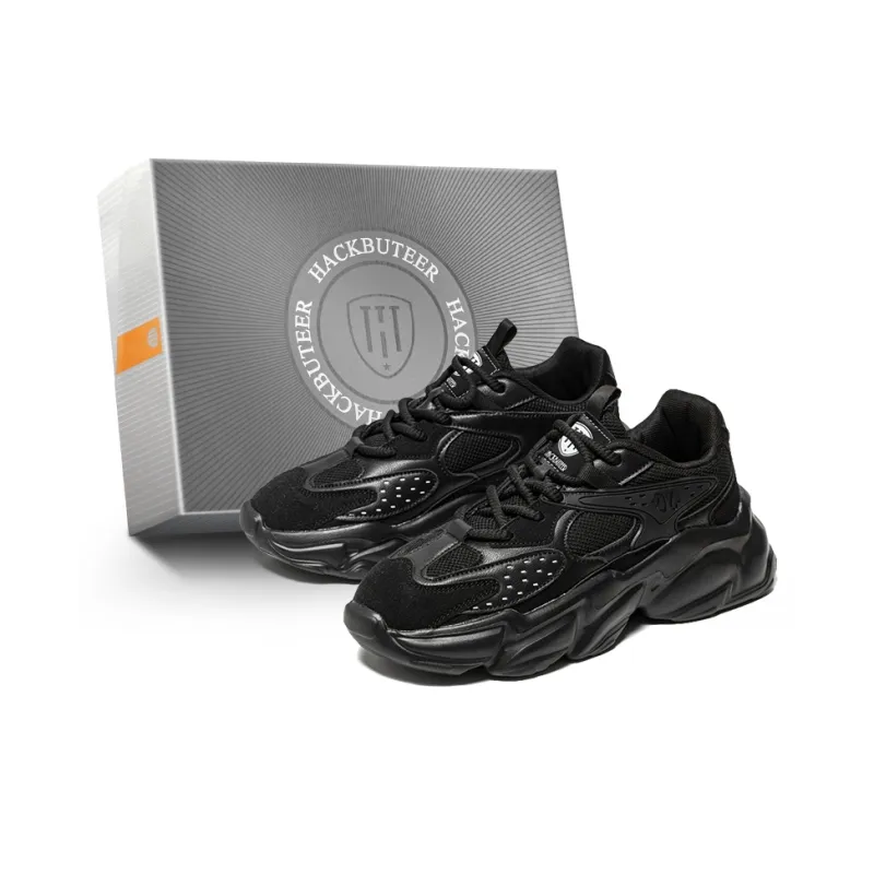 HACKBUTEER Low Top Chunky Sneakers Men's Box-12