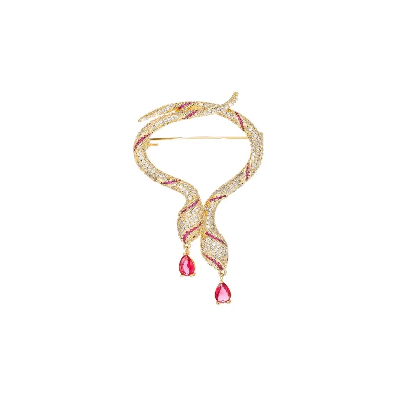 VIOLET Copper Alloy Brooches Unisex-0