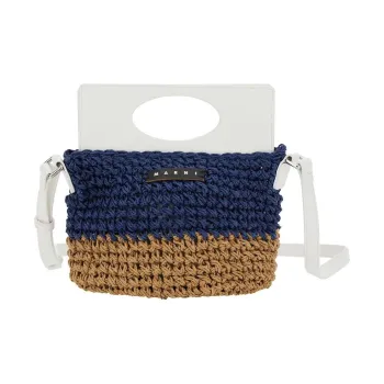 MARNI Logo Plaque Tote Bag