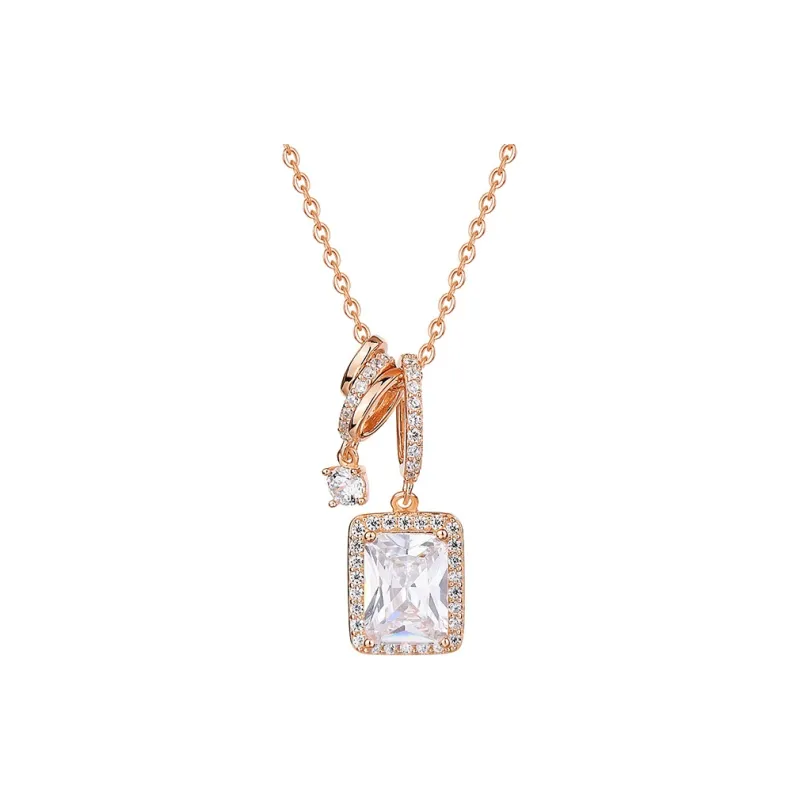QIDUYINSHI 925 Sterling Silver Necklaces Women's-4