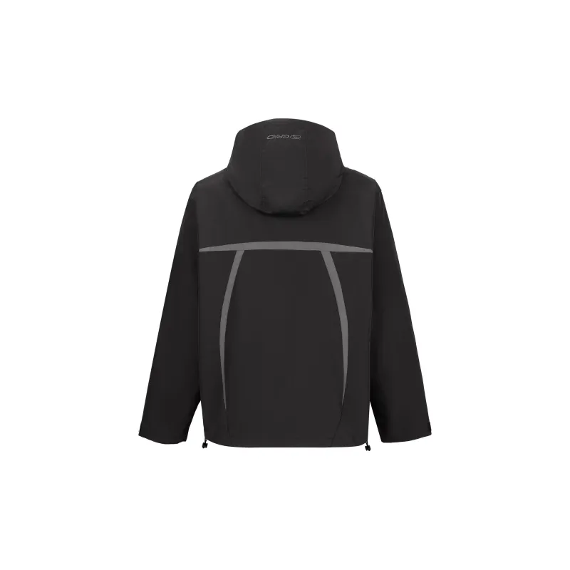GRKC Windproof UV Protection Water Repellent Windbreaker Jacket Unisex Black-1