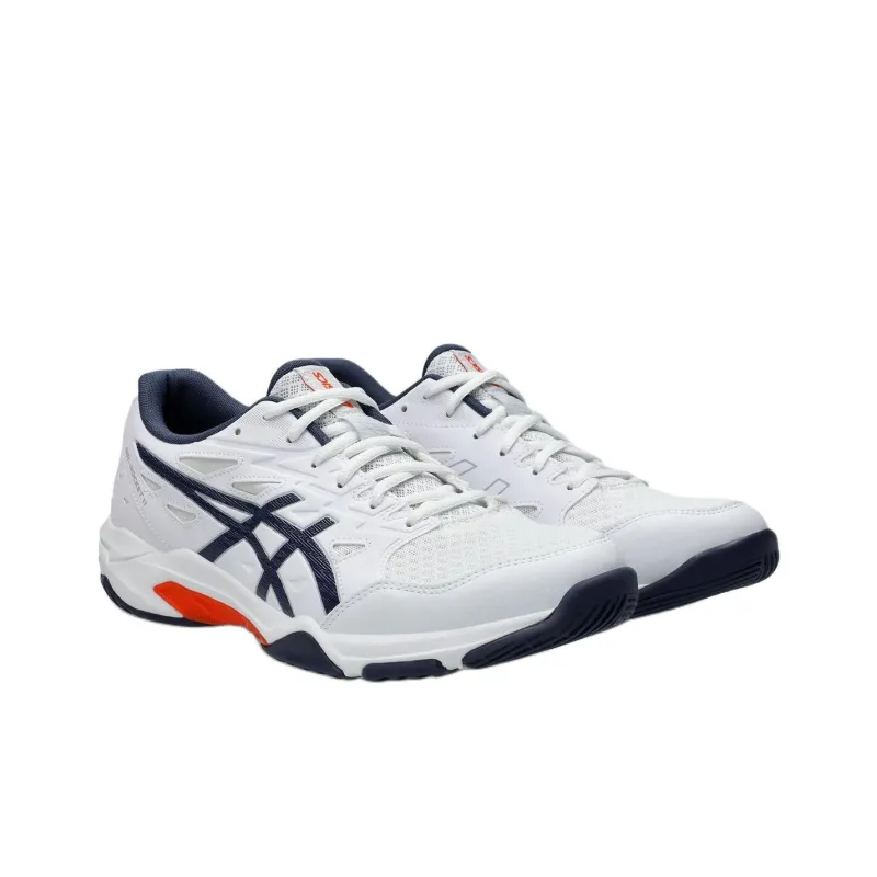 Asics Gel Rocket 11 Anti Slip Wear Resistant Low Top Training Shoes Men's White-2