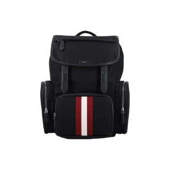 BALLY Logo Printed Code Explorer Backpack