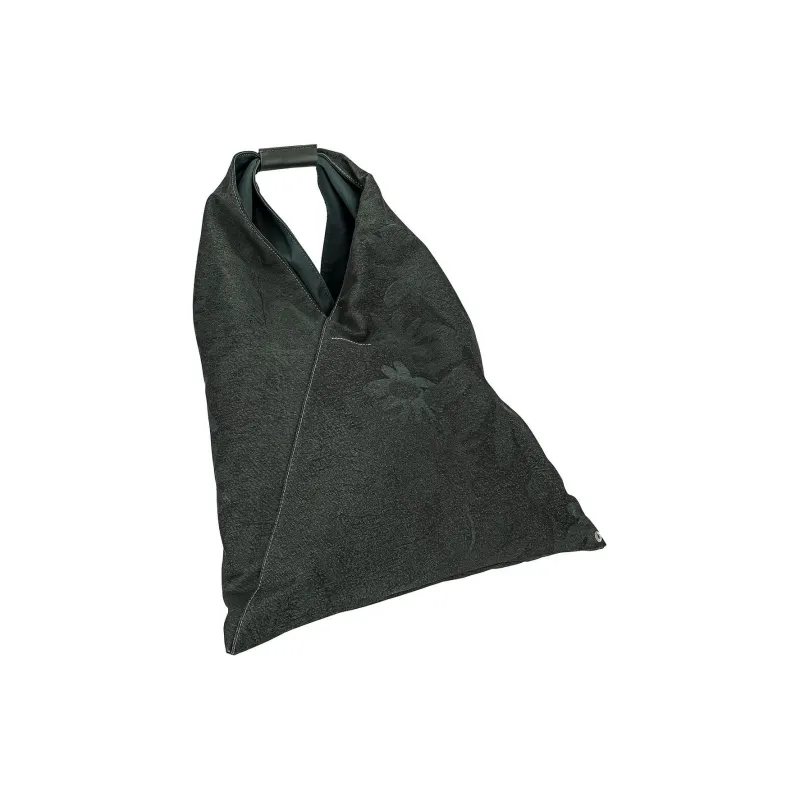 MM6 Maison Margiela Cotton One Shoulder Handbag Women's Khaki/Green-1