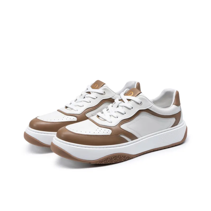 Chrisdien Deny Wear-Resistant Height Increasing Low-Top Skateboard Shoes Men's-16