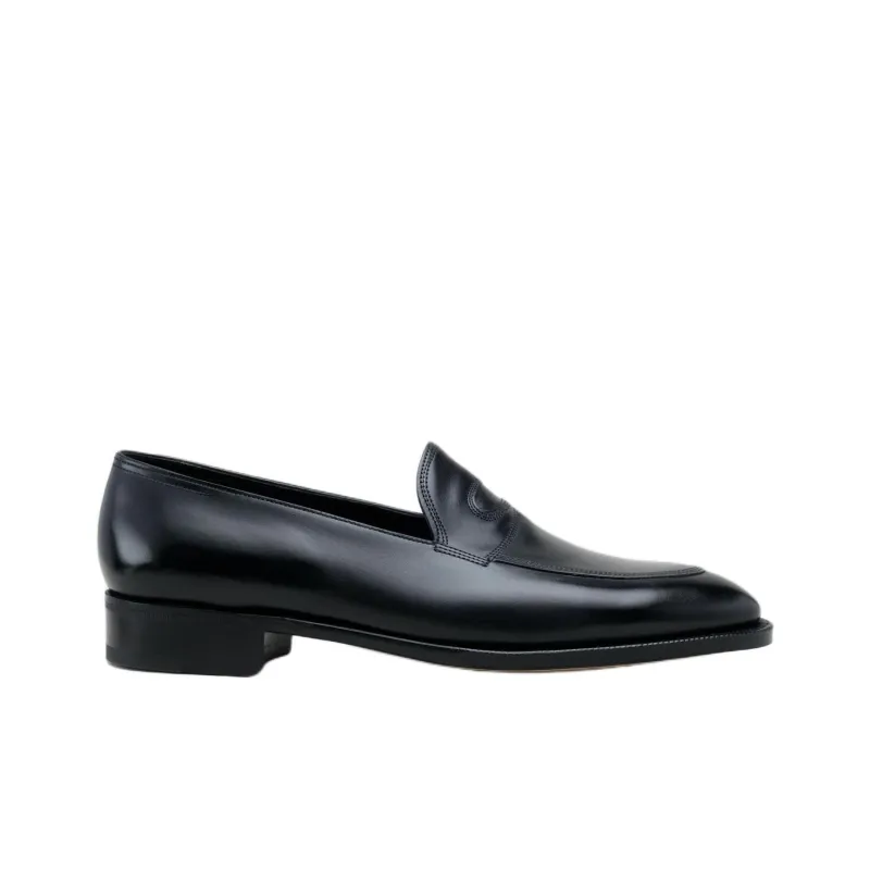 JOHN LOBB Loafers Men Black-1
