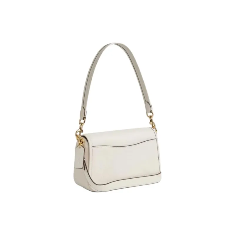 COACH Hadley Cow Leather Crossbody Bag Shoulder Bag Medium Size Women's White-1