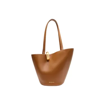 Jacquemus Le Petit Bambola Logo Plaque Bucket Bag