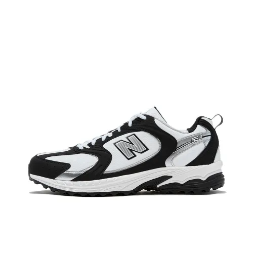 New Balance NB 530 Slip Resistant And Breathable Low Top Golf Shoes Men's Black White