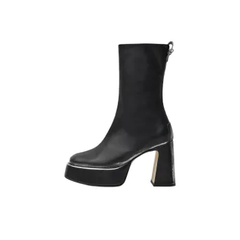 MIISTA Ankle Boots 9cm Women's Black