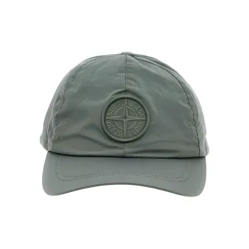STONE ISLAND Logo Embroidered Baseball Cap