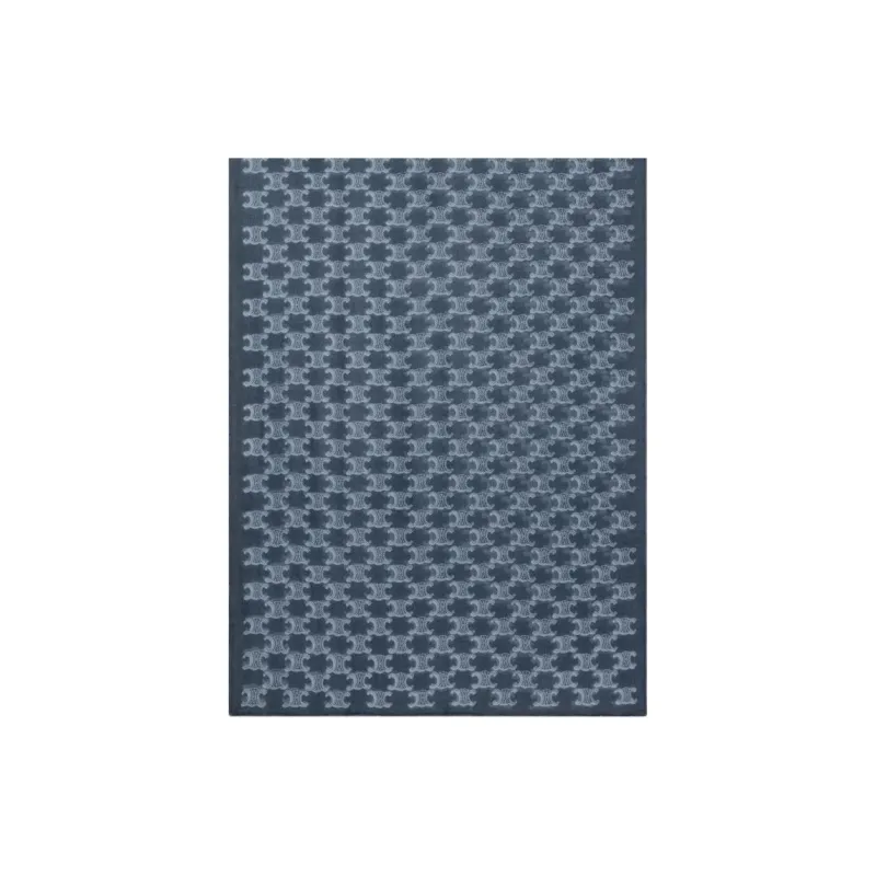 CELINE Shawl In Monogram Cashmere Muslin-1