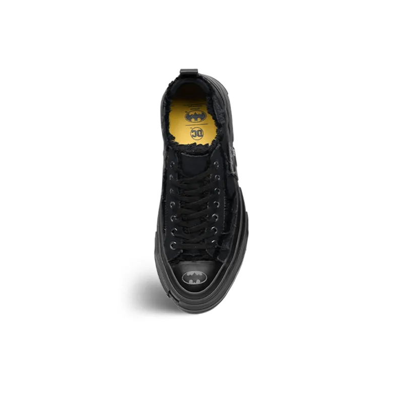 BIANFUXIA x VESSEL Wear resistant And Lightweight Low Top Canvas Shoes Unisex Black-6