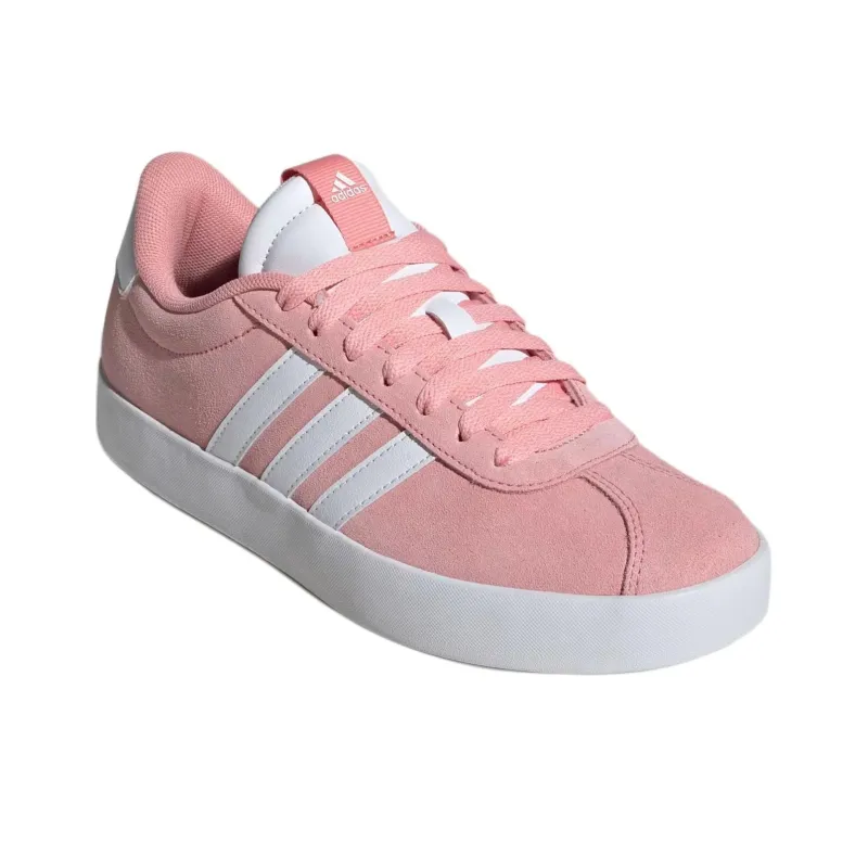 Adidas VL COURT 3.0 Anti Slip Wear Resistant Low Top Skateboard Shoes Women's Pink-2