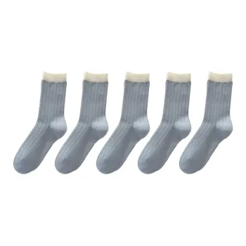 Cotton Gene Mid Calf Socks Women's Combo Set