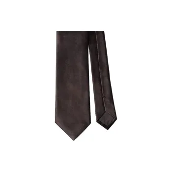PRADA Silk, Satin Ties Men's Brown