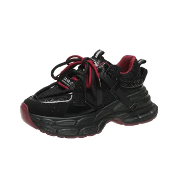 PLAY COBBLER Anti Slip Wear Resistant Breathable Height Increasing Low Top Chunky Sneakers Unisex