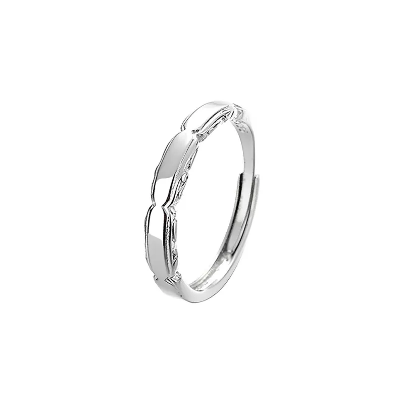 CHIC-ZONE Adjustable Opening 1 Pair Rings Unisex-6