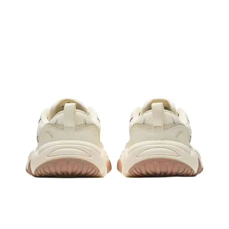 Anta Life Collection Anti-Slip Wear-Resistant Low-Top Casual Shoes Women's Ecru-2