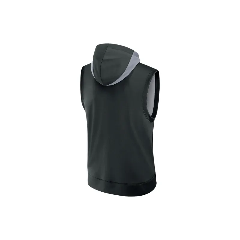 Nike Chicago White Sox Authentic Collection Men's Nike Dri FIT Mlb Sleeveless Pullover Hoodie-1