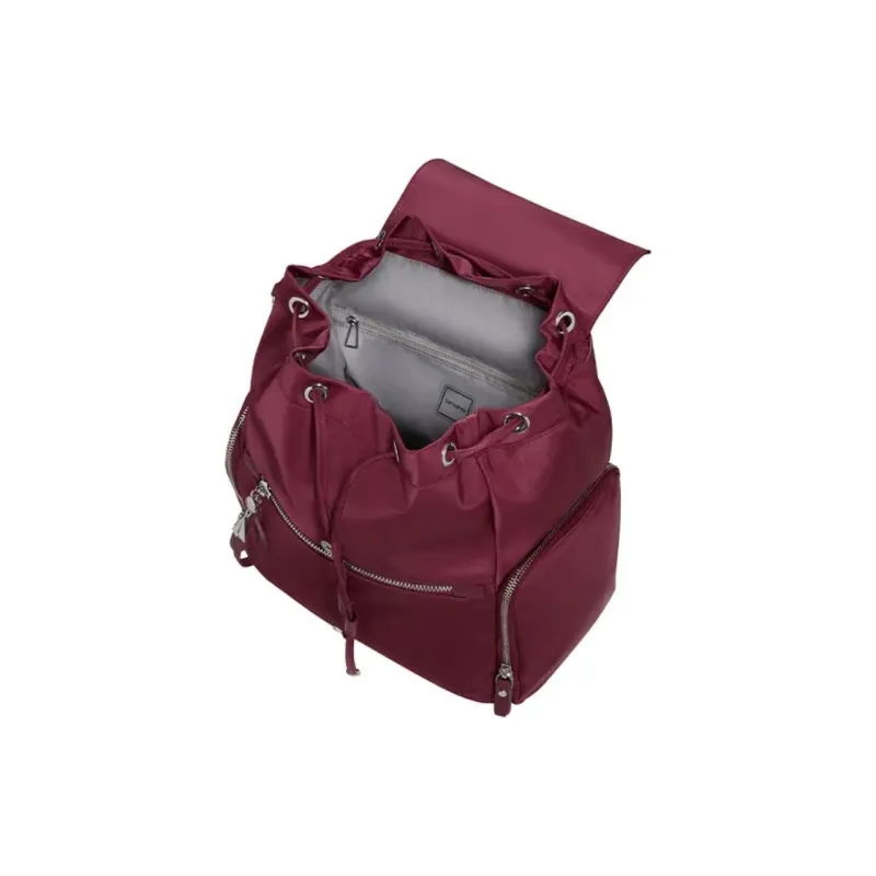 SAMSONITE Fabric Backpack Women's Burgundy-3