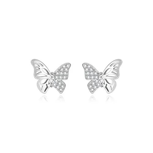 SWEET PLANET S999 Fine Silver Stud Earrings Women's