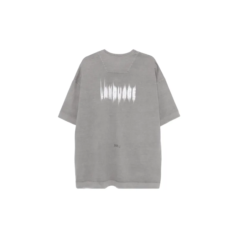 JUUN.J Logo embroidered T shirt-1