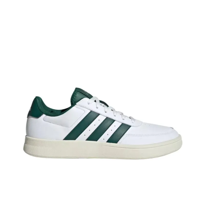 Adidas BREAKNET 2.0 Slip Resistant Low Top Skateboard Shoes Men's White-1