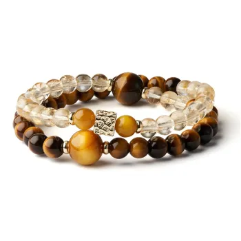 Topgirl Tiger's Eye Stone Bracelets Unisex